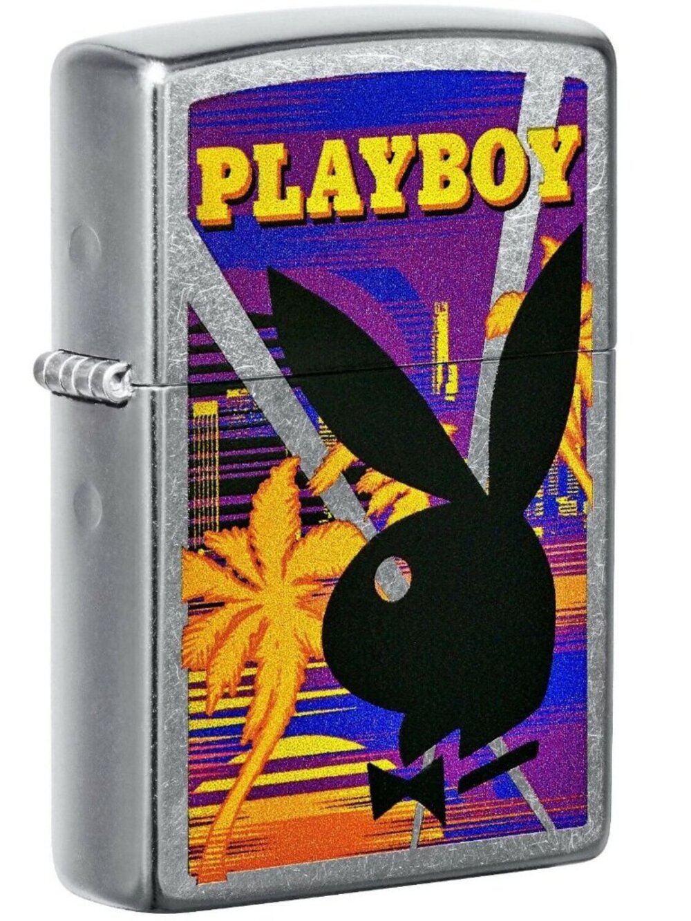 Sharp Playboy Bunny In The Tropics Zippo Lighter